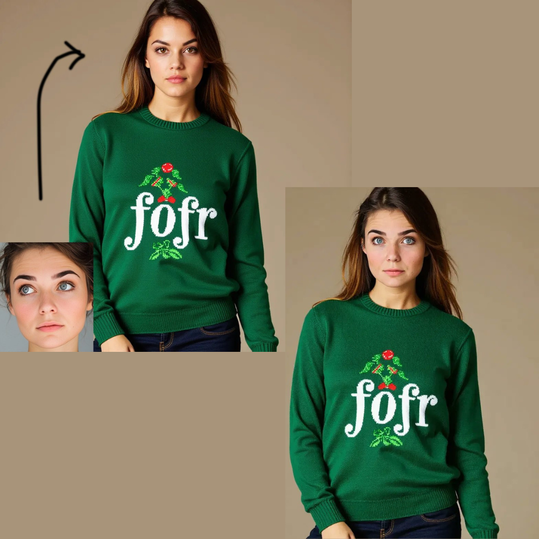 Flux Kontext Pro face swapping using multi-image mode
