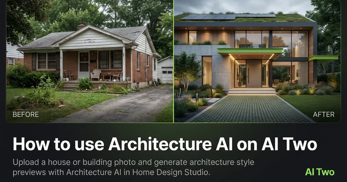 How to use Architecture AI on AI Two