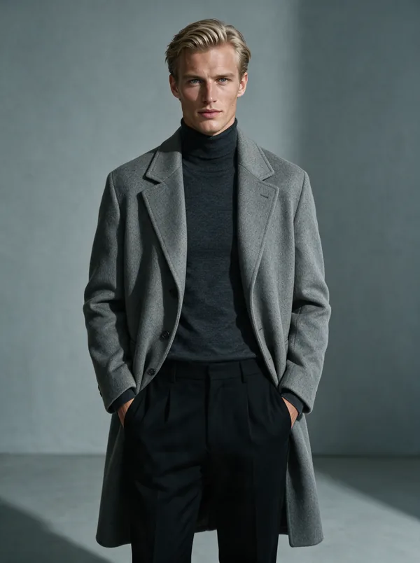 Søren — AI fashion model, Danish man in his mid-20s