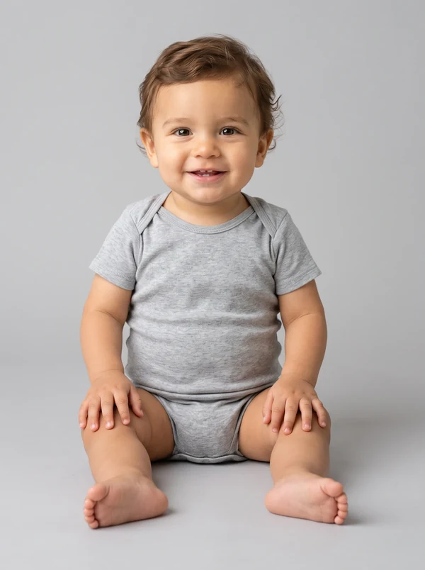 Teo — AI baby model, Latin American baby boy about 1 year old
