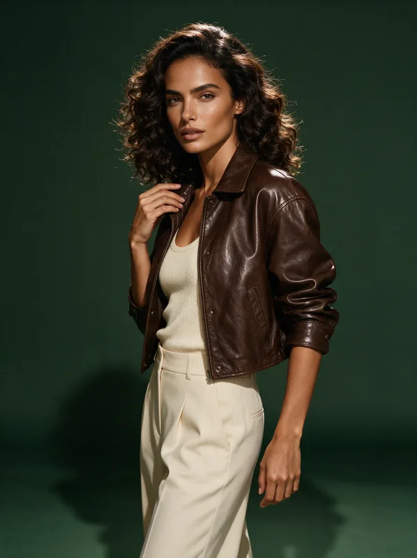 Valentina — AI fashion model, Brazilian woman in her late 20s