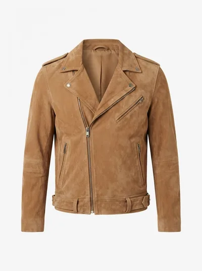 Worn jacket photo to ghost mannequin product shot — the garment's design, colors and stitching are kept exactly — before