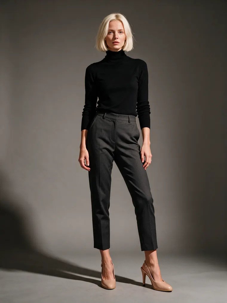 Heels -> elegant studio shot after AI redesign