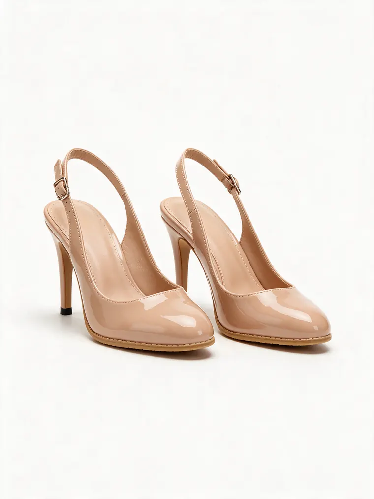 Heels -> elegant studio shot before AI redesign