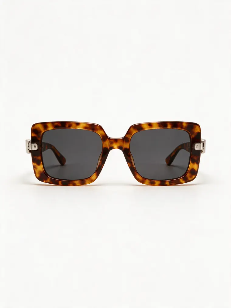Sunglasses -> mature model portrait before AI redesign