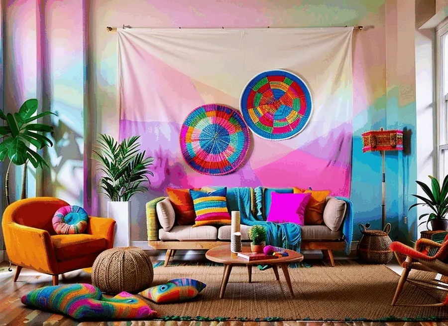 Living room restyle — same room, same camera — after