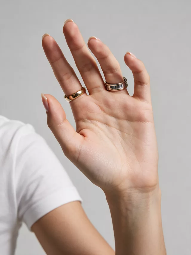 Hands close-up pose