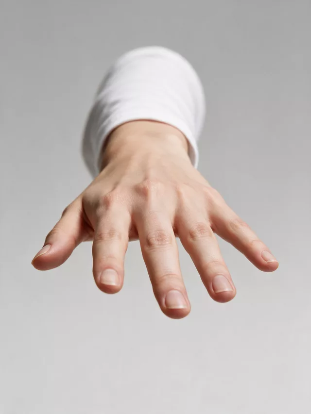 Ring hand display pose