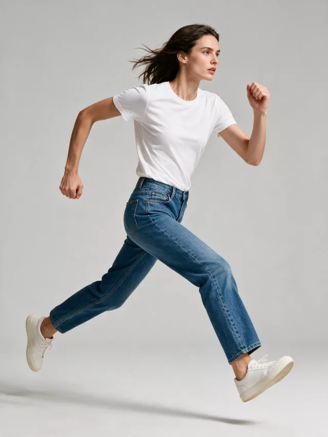 Running pose